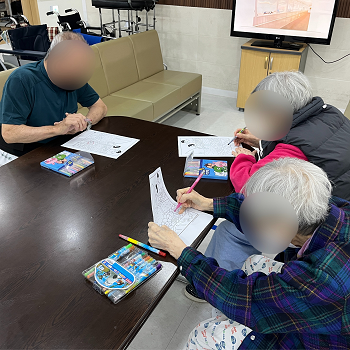 대구산재재활병원, 상인요양병원, 인지 프로그램 '같은그림찾기' 2