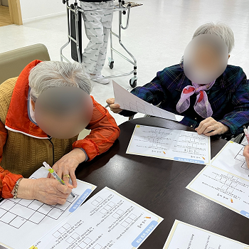 수성구재활병원, 상인요양병원 인지 프로그램 '십자말풀이' 2