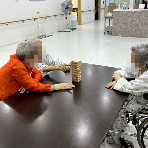 대구재활병원, 상인요양병원 신체 프로그램 - 도미노 게임