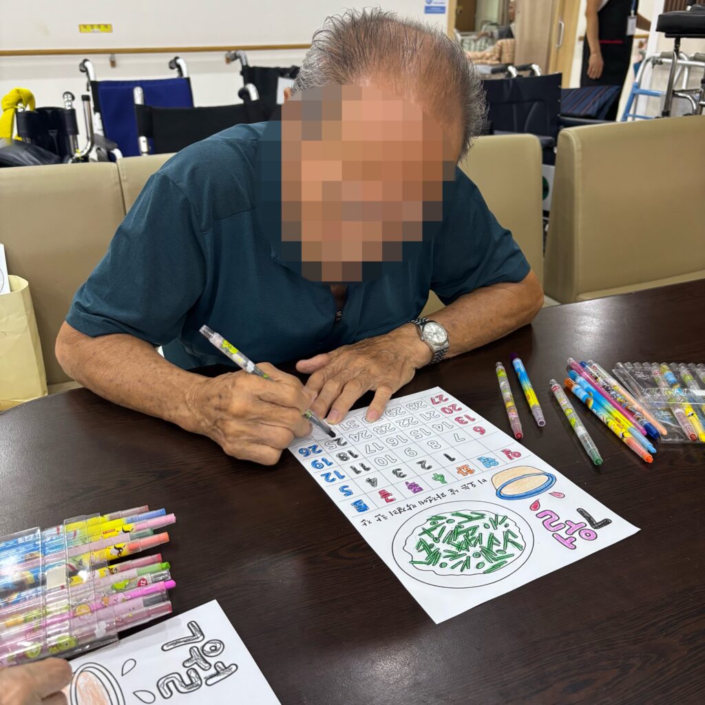 대구수성구재활병원, 상인요양병원 인지 프로그램 - 7월 달력 만들기