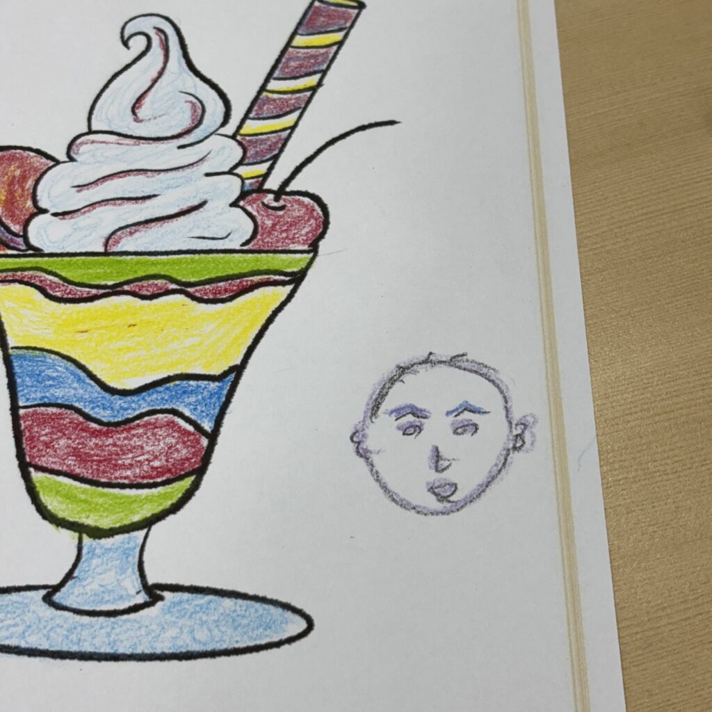 대구뇌출혈재활병원, 상인요양병원 미술 프로그램 - 파르페 색칠하기
