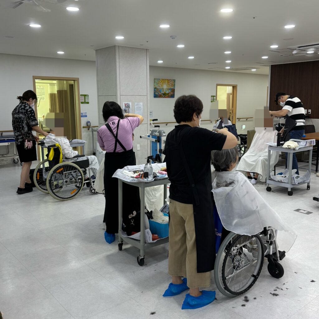 대구보훈요양병원, 상인요양병원 봉사 프로그램 - 이‧미용 봉사