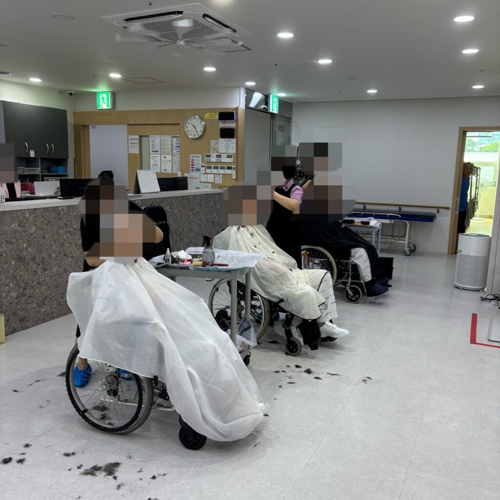대구보훈요양병원, 상인요양병원 봉사 프로그램 - 이‧미용 봉사