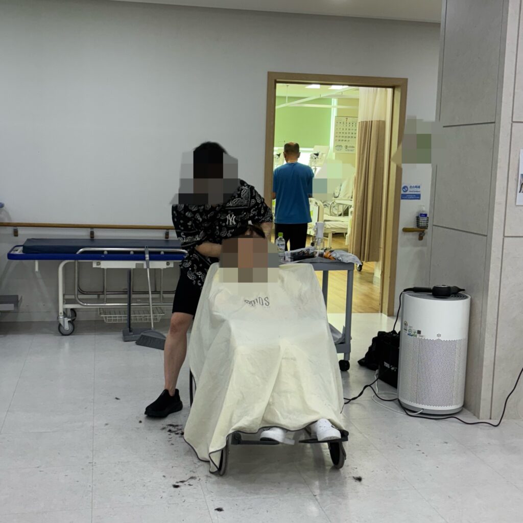 대구보훈요양병원, 상인요양병원 봉사 프로그램 - 이‧미용 봉사