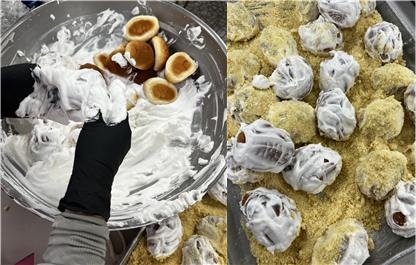 대구달서구재활병원, 상인요양병원 1월 식단. 카스텔라 크림빵